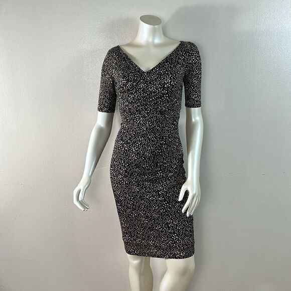 BODEN Rita Ruched Jersey Dress Size 2R casual office dress size 2 XS SMALL - Picture 3 of 10